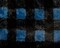 Blue-Black Polyester Check Plaid Double Sided Fleece Knit Fabric By the Yard